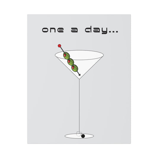 Martini Art for Bar Cart